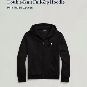 Men’s POLO Ralph Lauren black full zip hoodie